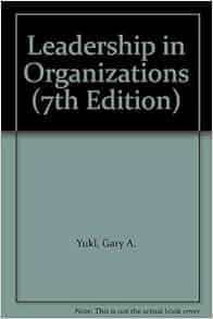 leadership in organizations Other bibliographies - Cite