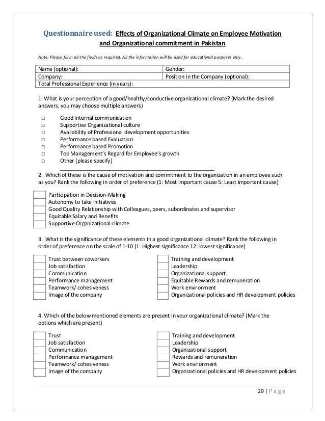 Employees’ Personality Preferences and Their Impact on the