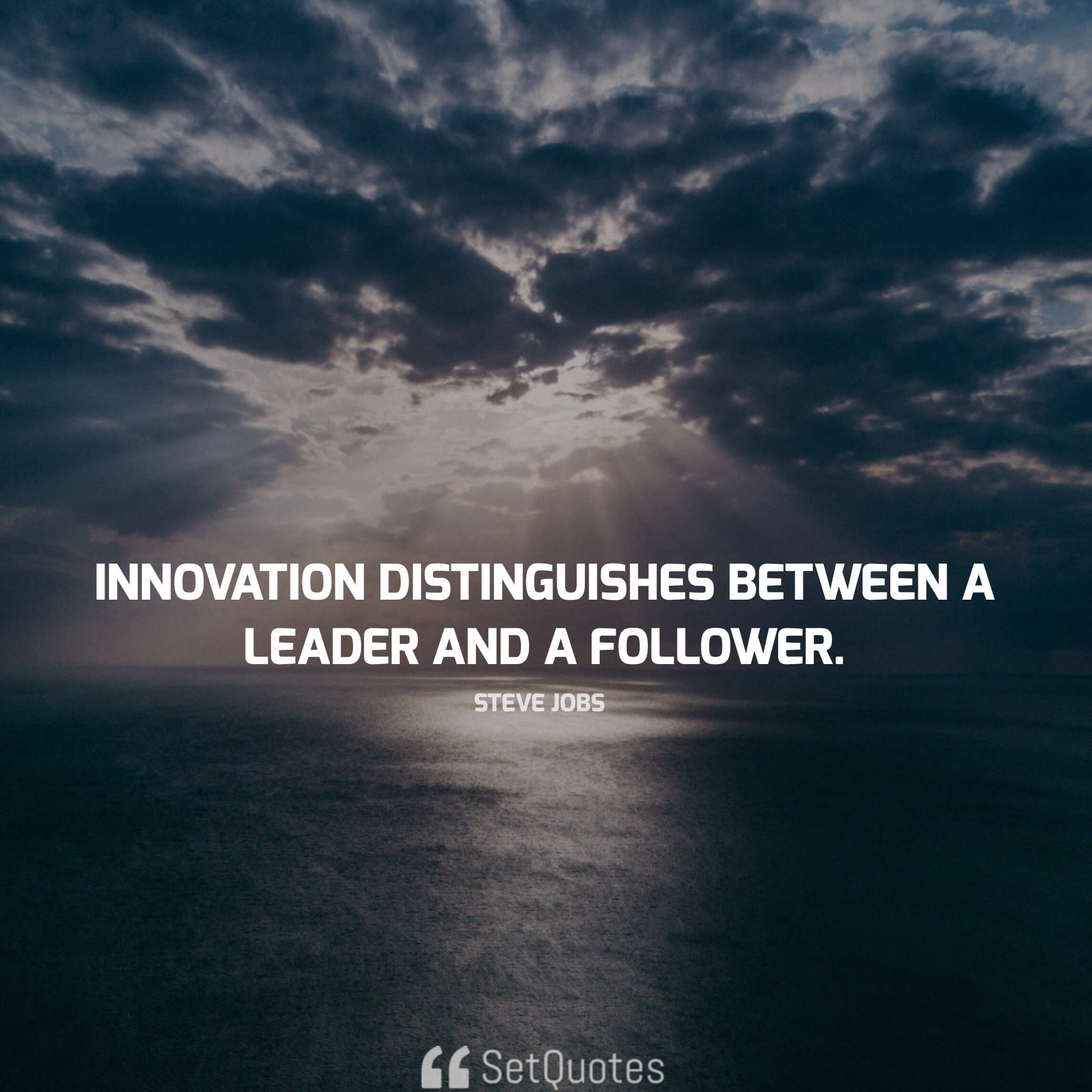 Kishore Kumar – “Innovation distinguishes between a leader